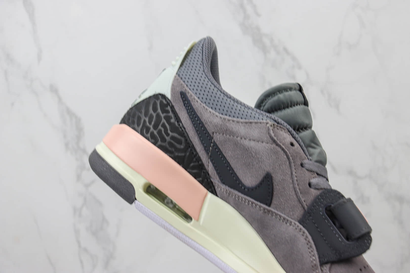 乔丹Air Jordan Legacy 312 Low纯原版本AJ312灰粉爆裂纹三合一篮球鞋 莆田复刻鞋货源 货号：CD7069-002