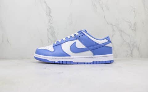 耐克Nike SB Dunk Low “Polar Blue”纯原版本低帮SB Dun白蓝色板鞋 莆田耐克货源 货号：DV0833-400