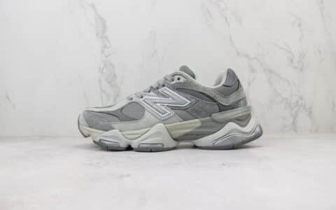 新百伦New Balance 9060纯原版本NB9060灰色复古慢跑鞋 莆田新百伦货源 货号：U9060GG