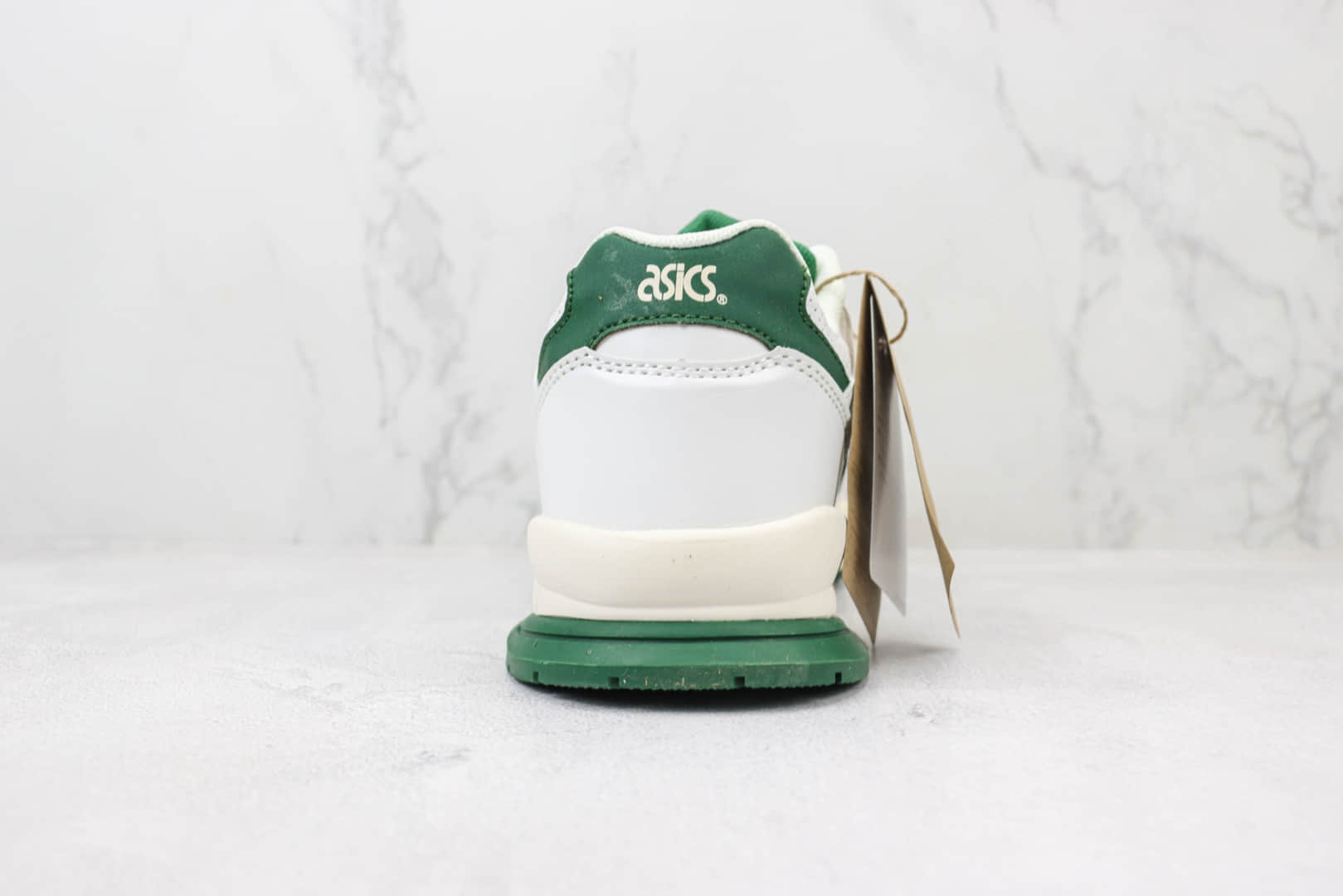 亚瑟士Asics Gel-Spotlyte Low纯原版本莱特系列白绿复古篮球鞋 莆田复刻鞋货源 货号：1203A397-102