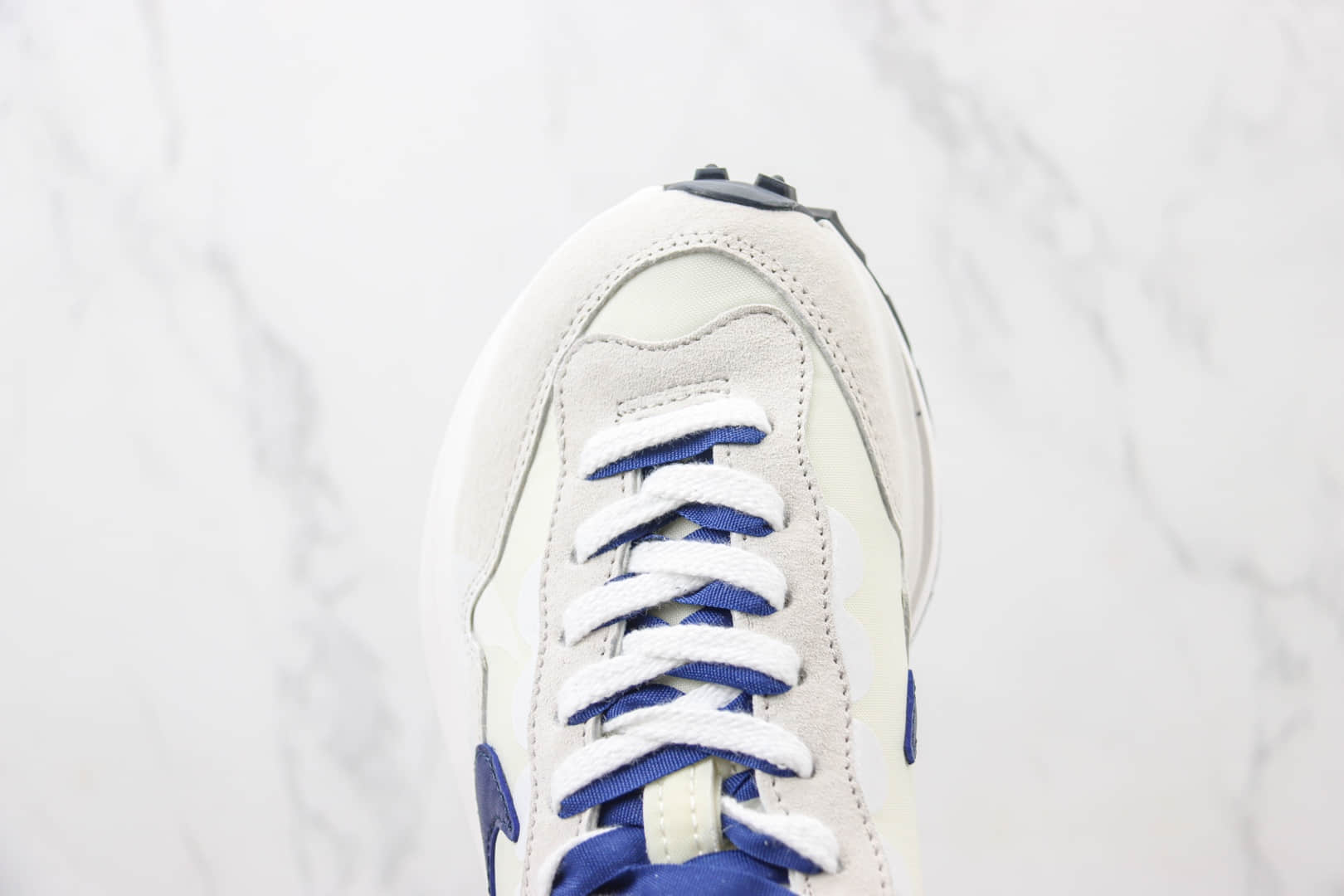 耐克Sacai x Nike VaporWaffle 3.0纯原版本白深蓝华夫鞋 莆田耐克货源 货号：DD1875-109