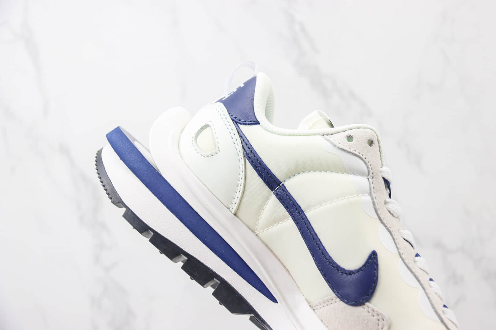 耐克Sacai x Nike VaporWaffle 3.0纯原版本白深蓝华夫鞋 莆田耐克货源 货号：DD1875-109