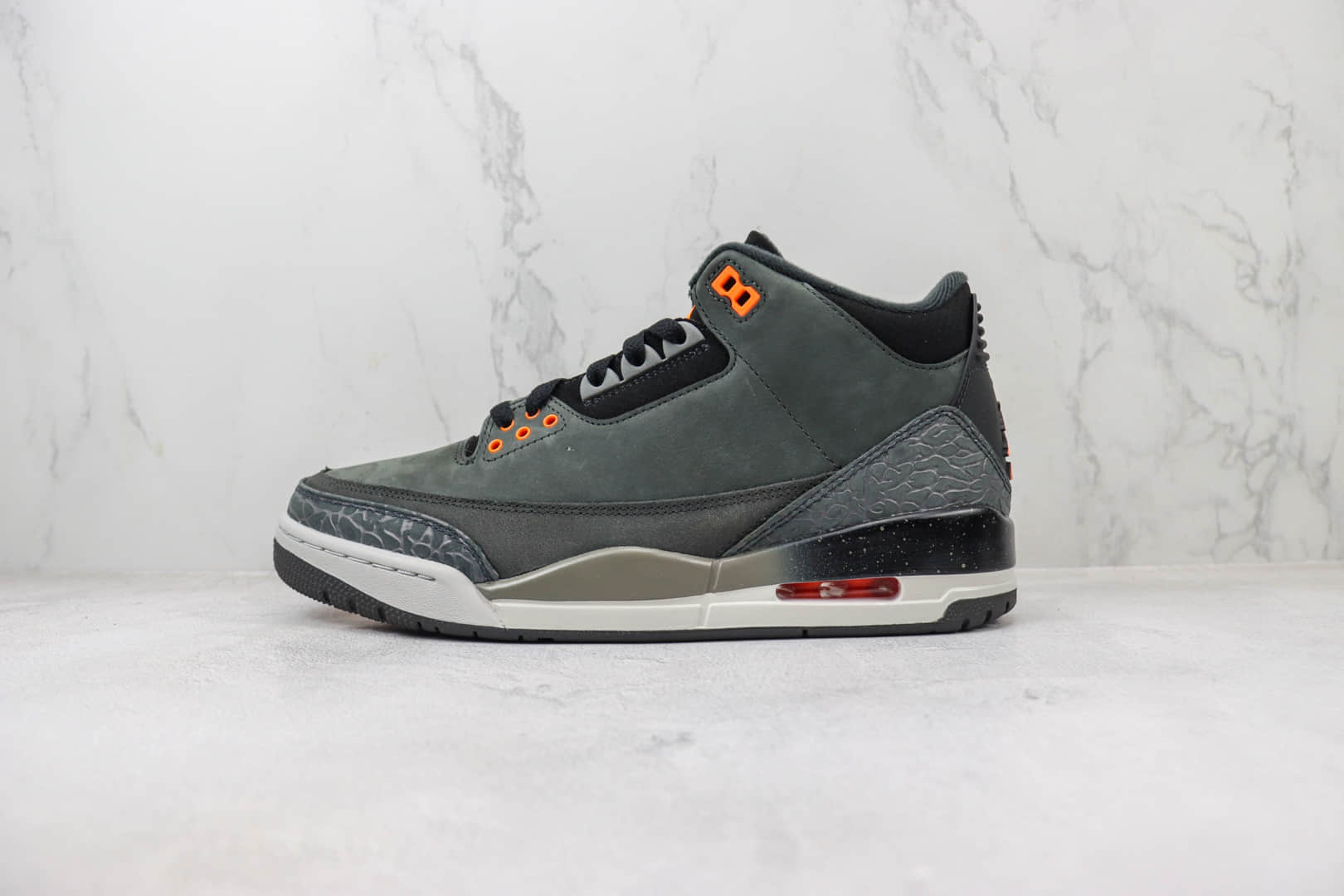 乔丹Air Jordan 3 “Fear”纯原版本AJ3恐惧爆裂纹实战篮球鞋 莆田AJ货源 货号：CT8532-080