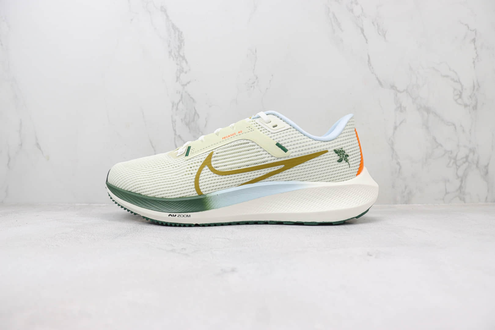 耐克Nike Air Zoom Pegasus 40纯原版本飞马40代白绿针织慢跑鞋 莆田耐克代理 货号：FV3631-081