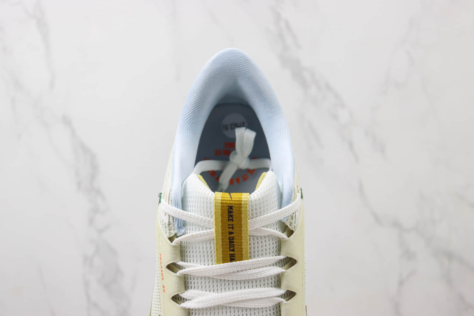 耐克Nike Air Zoom Pegasus 40纯原版本飞马40代白绿针织慢跑鞋 莆田耐克代理 货号：FV3631-081