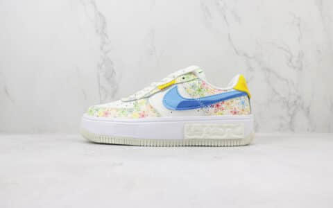 耐克Nike Air Force 1 纯原版本空军一号AF1丰塔卡系列花卉主题板鞋 莆田天花板AF1 货号：DV3211-100