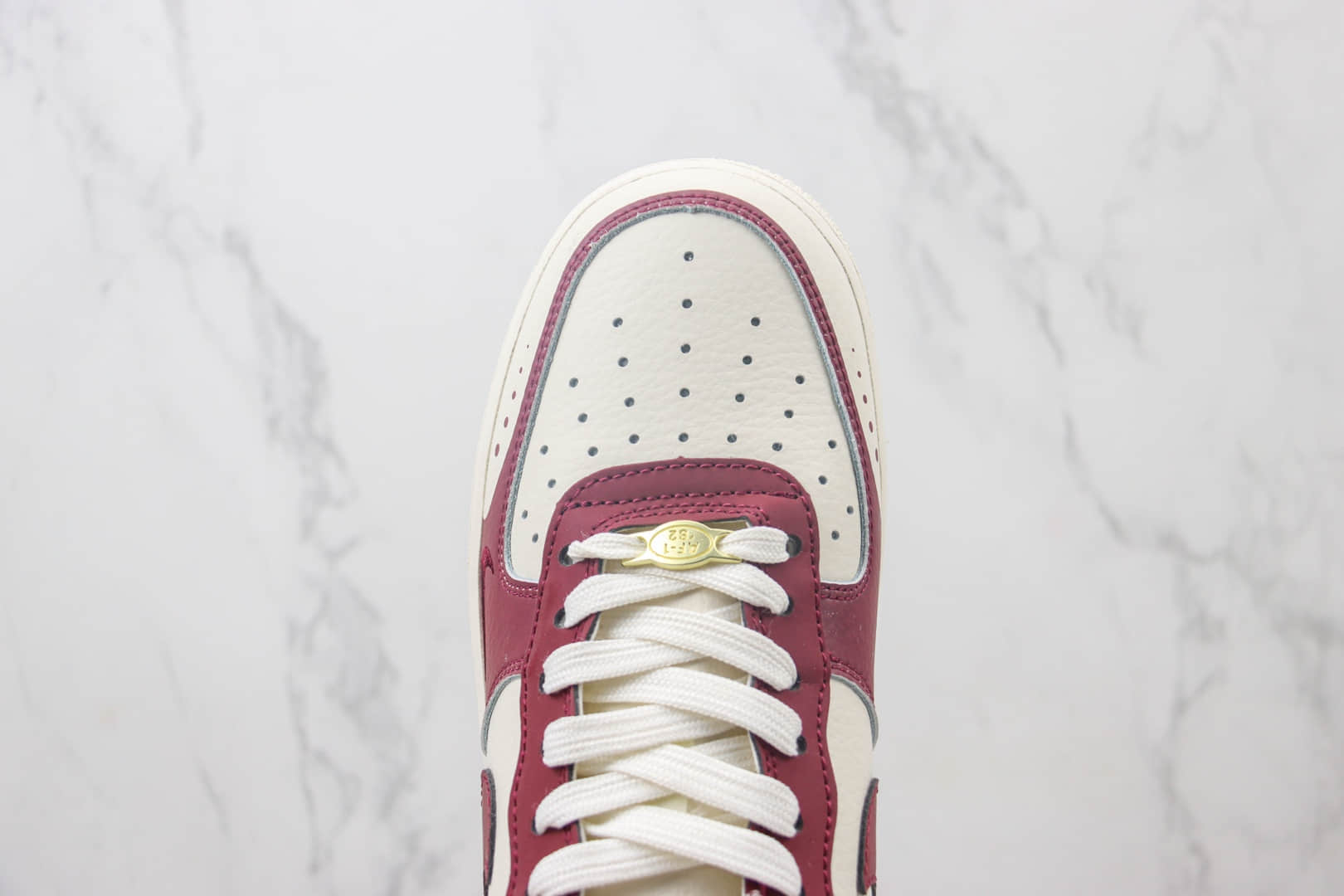 耐克Nike Air Force 1 Low纯原版本空军一号低帮AF1白酒红40周年板鞋 莆田复刻耐克 货号：DQ7582-103