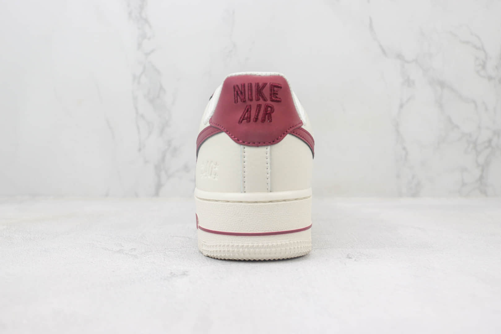 耐克Nike Air Force 1 Low纯原版本空军一号低帮AF1白酒红40周年板鞋 莆田复刻耐克 货号：DQ7582-103