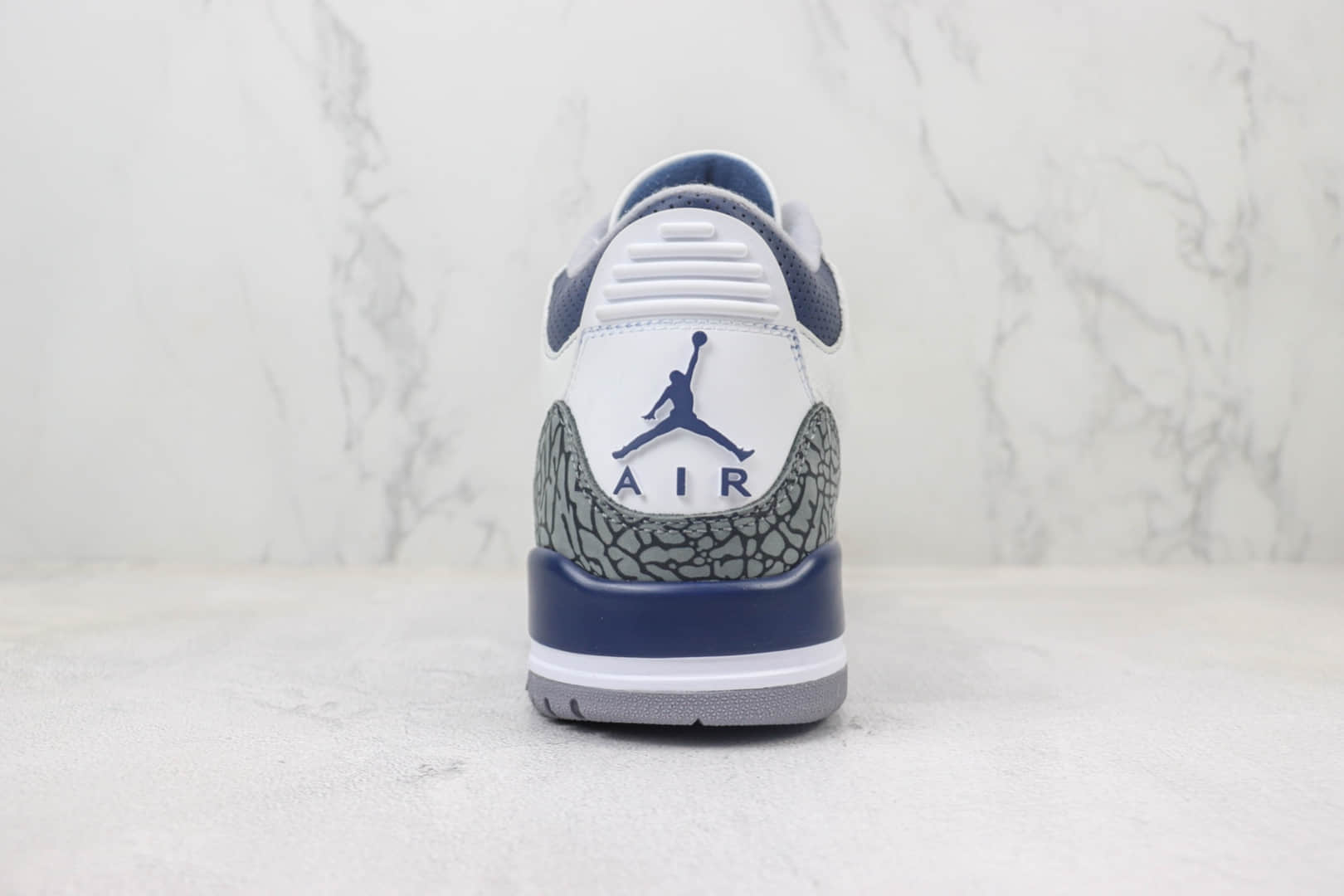 乔丹Air Jordan 3 “Midnight Navy”纯原版本AJ3午夜蓝篮球鞋 莆田AJ货源 货号：CT8532-140