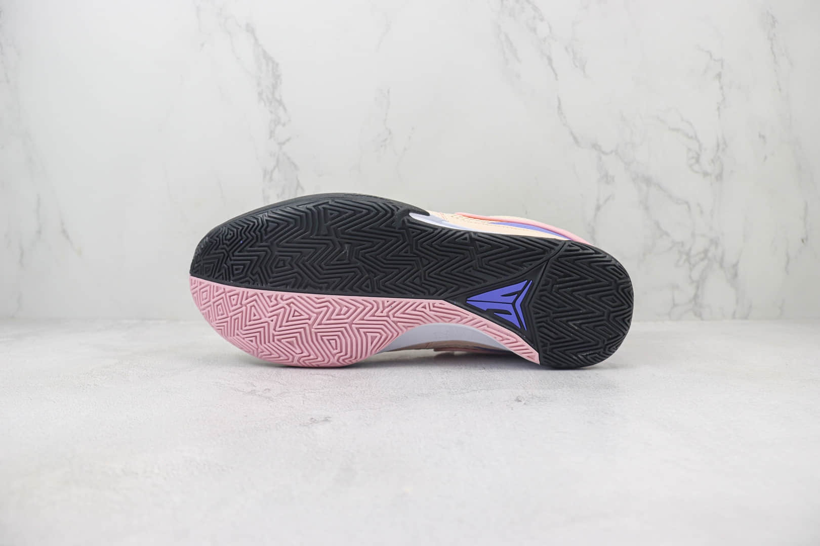 耐克Nike JA1纯原版本莫兰特一代粉蓝色实战篮球鞋 莆田耐克工厂 货号：DX2294-802