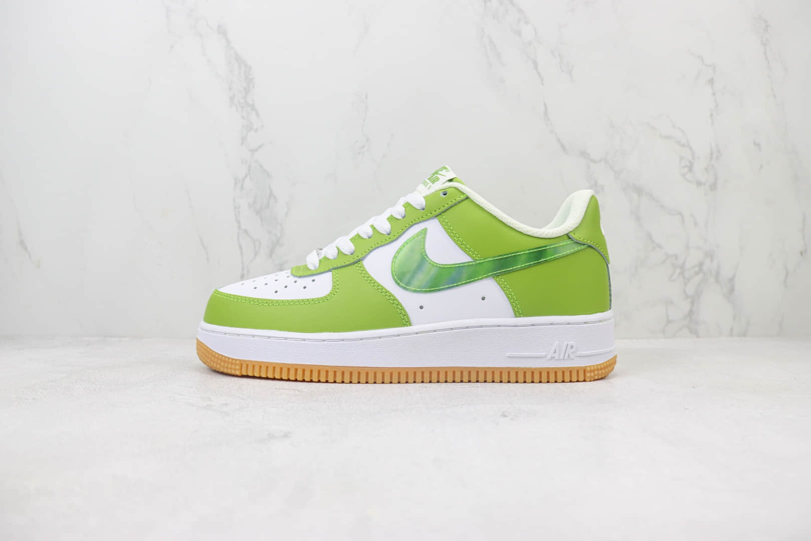 耐克Nike Air Force 1 Low纯原版本空军一号低帮AF1草绿色板鞋 莆田天花板AF1 货号：PF9055-777