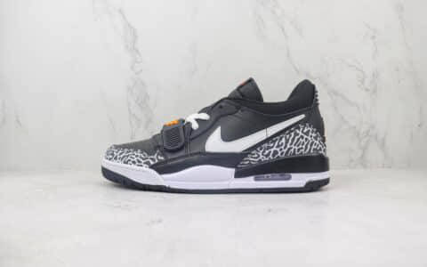 乔丹Air Jordan Legacy 312 Low纯原版本AJ312黑白橙三合一篮球鞋 莆田AJ货源 货号：CD7069-011