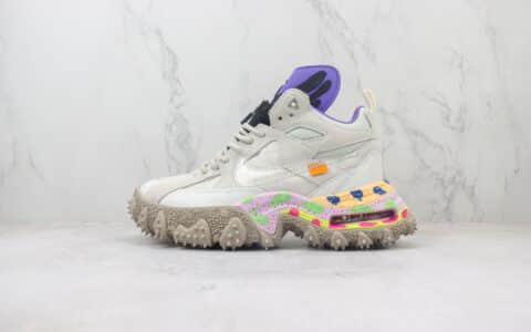 耐克Nike Air Terra Forma x Off-White纯原版本OW联名灰白户外登山鞋 莆田耐克代理 货号：DQ1615-100