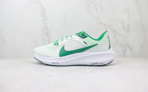 耐克Nike Air Zoom Pegasus 40纯原版本飞马40代白绿色针织跑鞋 莆田耐克货源 货号：FJ0329-100