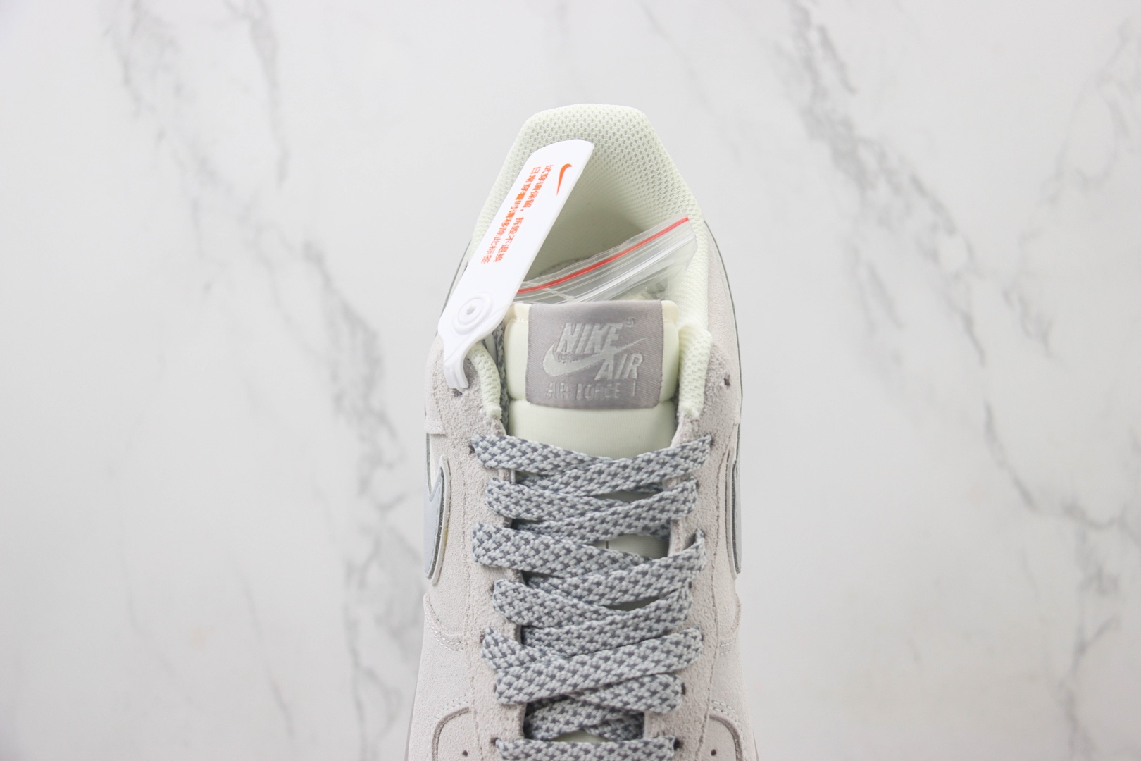 耐克Nike Air Force 1 Low纯原版本空军一号低帮AF1卫冕冠军灰色麂皮板鞋 莆田耐克代理 货号：SI0820-605