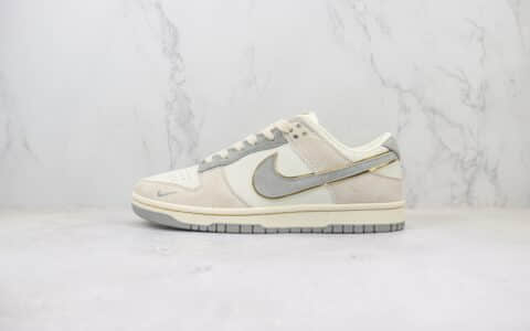 耐克Nike SB Dunk Low纯原版本低帮SB Dunk米灰色麂皮板鞋 莆田耐克工厂 货号：JH8037-924