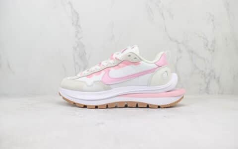 耐克Sacai x Nike VaporWaffle 3.0纯原版本华夫3.0白粉色走秀鞋 莆田耐克货源 货号：DD1875-116