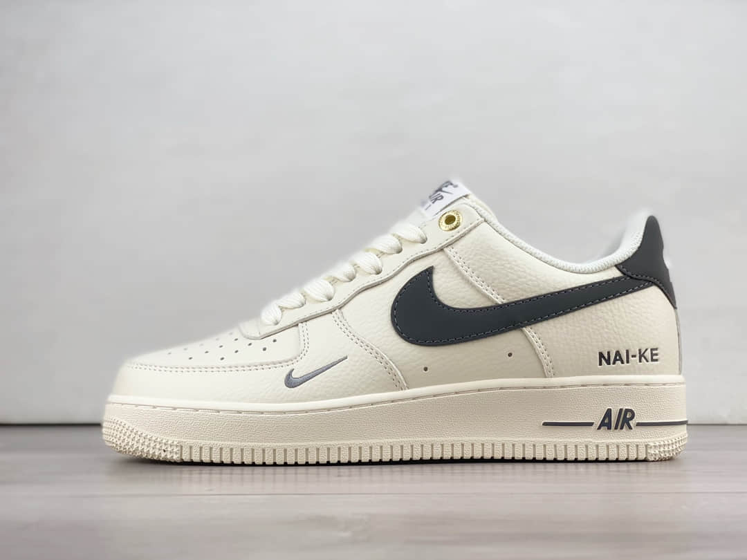 耐克Nike Air Force 1 Low “NAI-KE”纯原版本空军一号白黑纪念款AF1低帮板鞋 莆田耐克代理 货号：NK0621-100