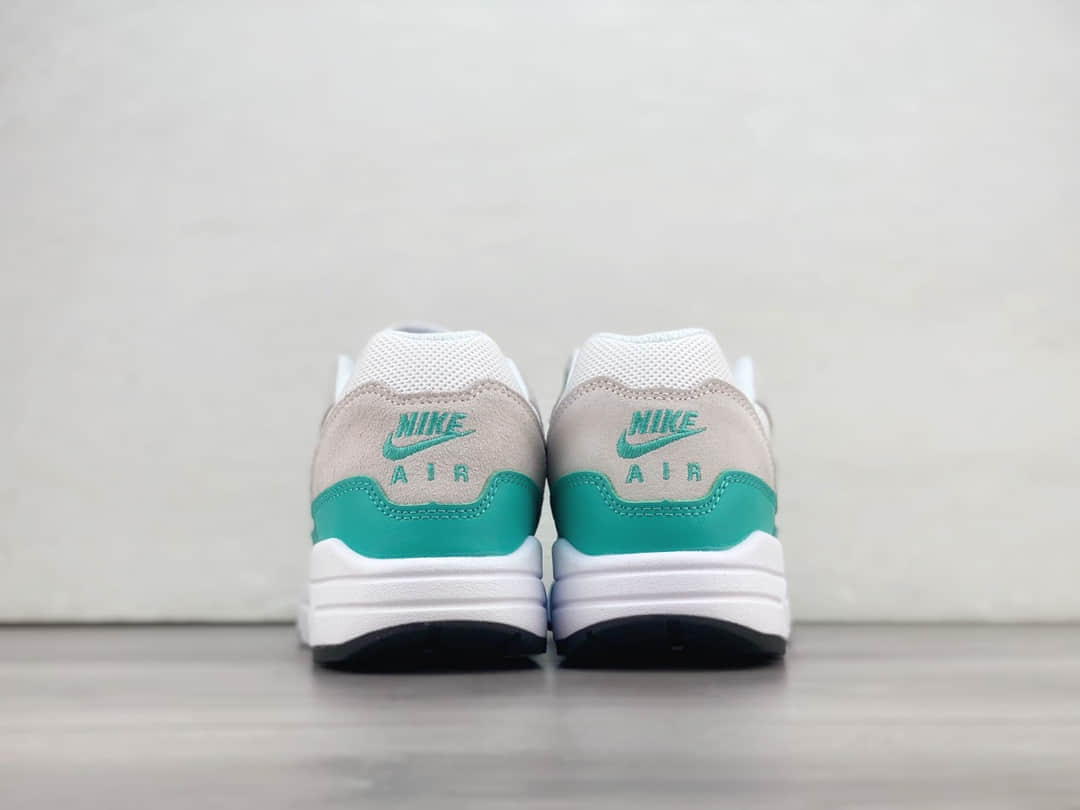 耐克Nike Air Max 1 PRM纯原版本Max 1白绿色半掌气垫跑鞋 莆田耐克工厂 货号：DZ4549-001