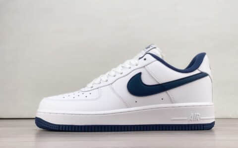 耐克Nike Air Force 1 ‘07 Low纯原版本空军一号AF1白蓝色低帮板鞋 莆田耐克货源 货号：FV5948-104