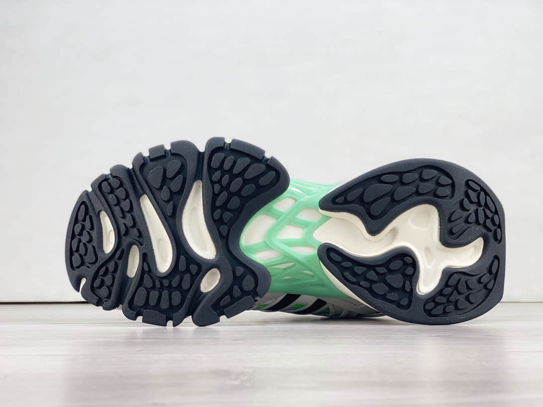 阿迪达斯adidas Vento XLG Deluxe纯原版本灰绿色复古老爹鞋 莆田阿迪达斯货源 货号：IH7800