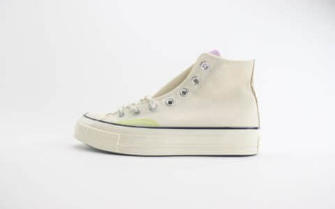 匡威Converse 1970S纯原版本高帮1970s环保款撞色帆布鞋 莆田匡威货源 货号：A09832C