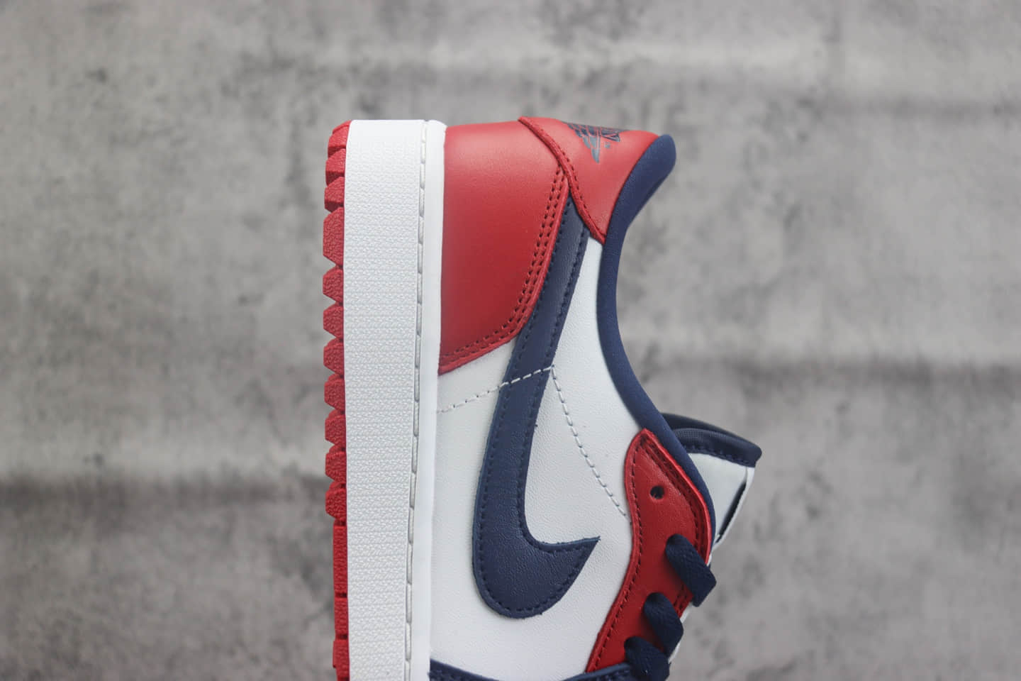 乔丹Air Jordan 1 Low Golf纯原版本高尔夫AJ1蓝白红低帮板鞋 莆田AJ工厂 货号：DD9315-113