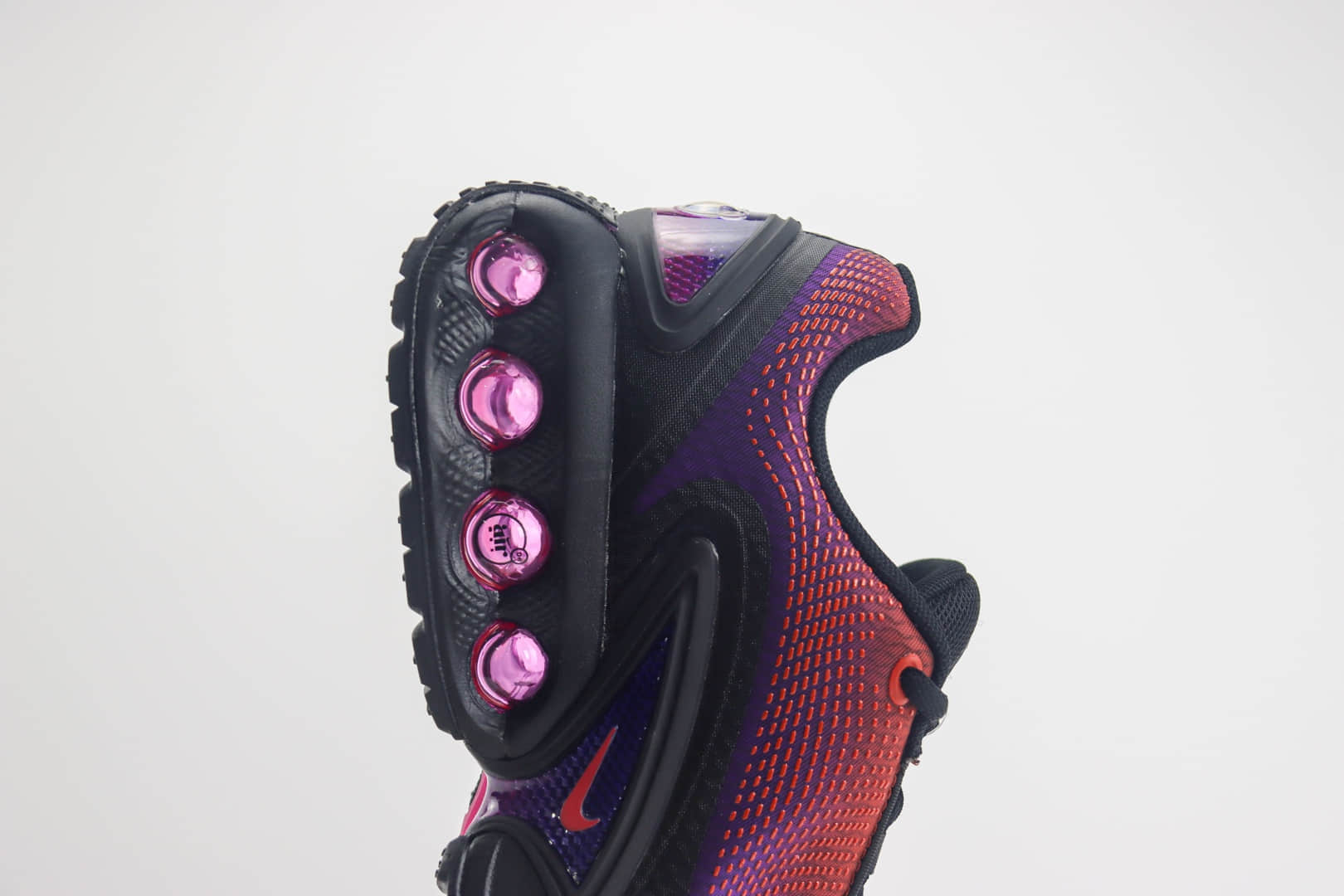 耐克Nike Air Max DN纯原版本Max DN红紫渐变气垫跑鞋 莆田耐克货源 货号：FZ4044-001