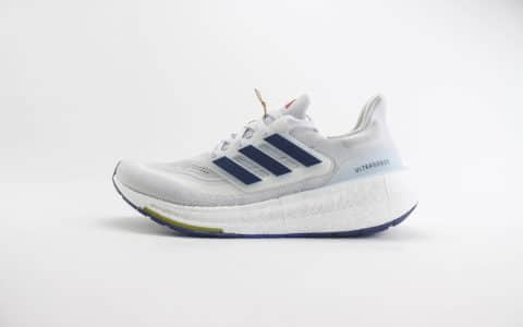 阿迪达斯adidas Ultra Boost Light 23纯原版本UB9.0白海军蓝爆米花跑鞋 莆田复刻鞋货源 货号：ID3285