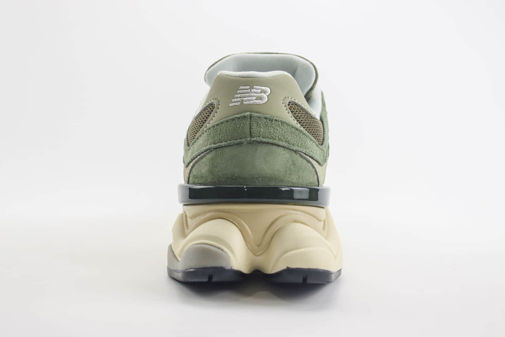 新百伦New Balance 9060纯原版本NB9060苔绿色慢跑鞋 莆田鞋代理 货号：U9060JG0