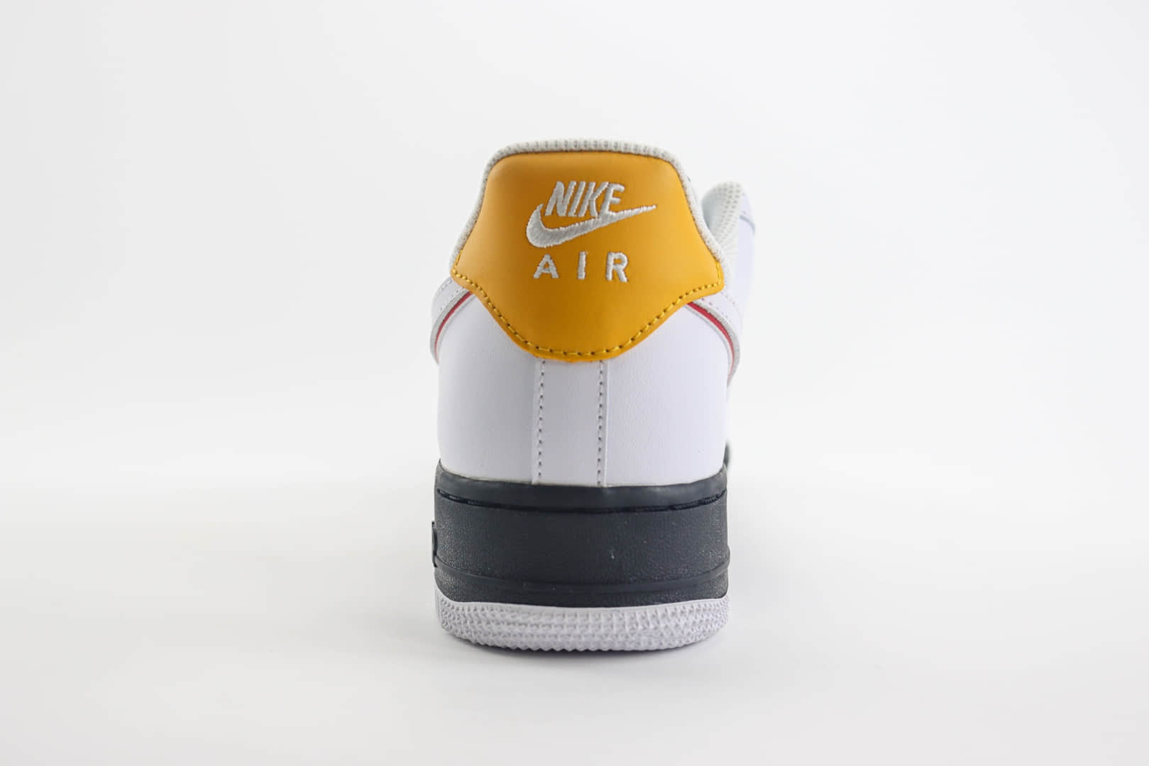 耐克Nike Air Force 1 Low纯原版本空军一号AF1黑白黄低帮板鞋 莆田耐克工厂 货号：KN2696-024