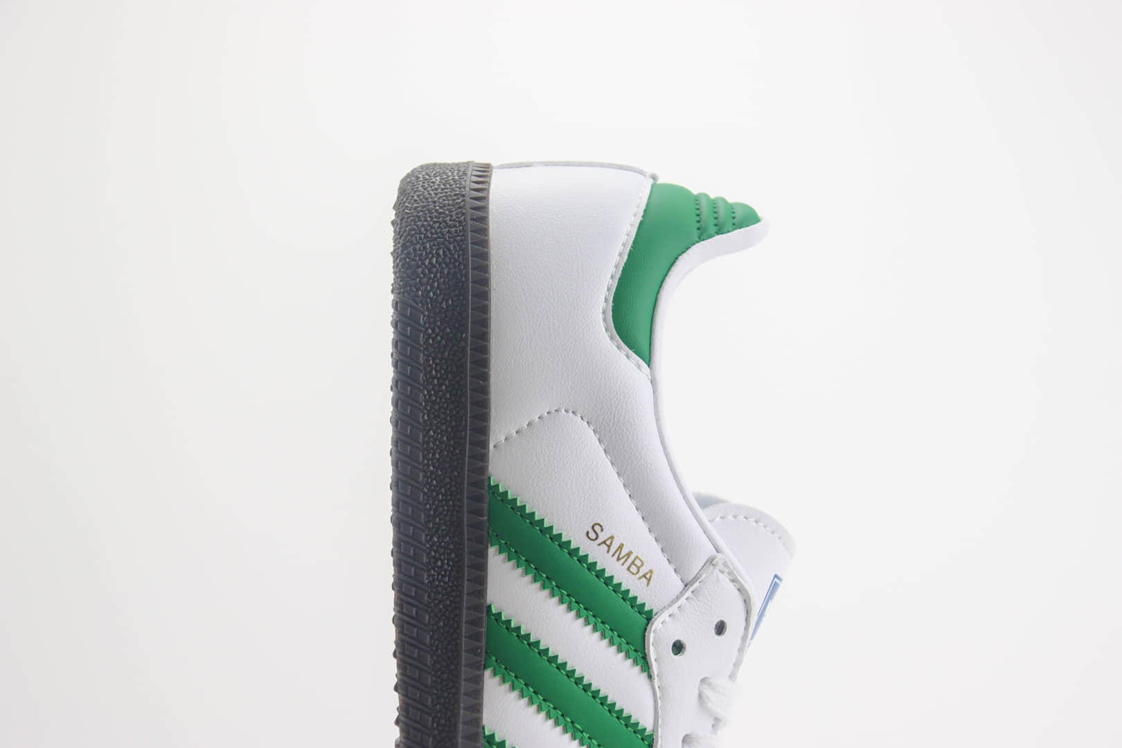 阿迪达斯adidas Originals Samba OG纯原版本三叶草桑巴白绿色德训鞋 莆田阿迪达斯货源 货号：IG1024