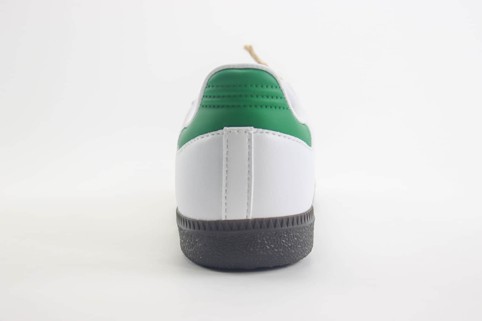 阿迪达斯adidas Originals Samba OG纯原版本三叶草桑巴白绿色德训鞋 莆田阿迪达斯货源 货号：IG1024