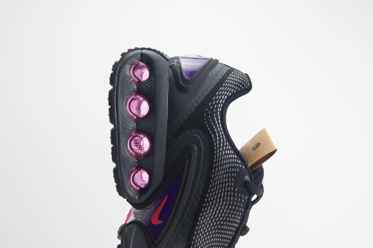 耐克Nike Air Max DN纯原版本Max DN黑紫色缓震气垫跑鞋 莆田耐克工厂 货号：DV3337-008