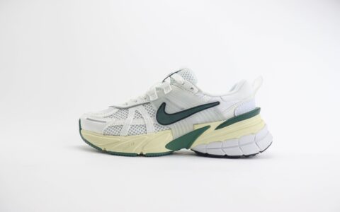 耐克Nike V2K Runtekk Run纯原版本V2K白绿色复古跑鞋 莆田耐克货源 货号：FD0736-101