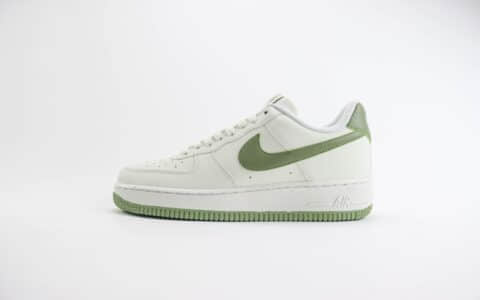 耐克Nike Air Force 1 Low纯原版本空军一号AF1白绿色低帮板鞋 莆田耐克代理 货号：DV3808-106