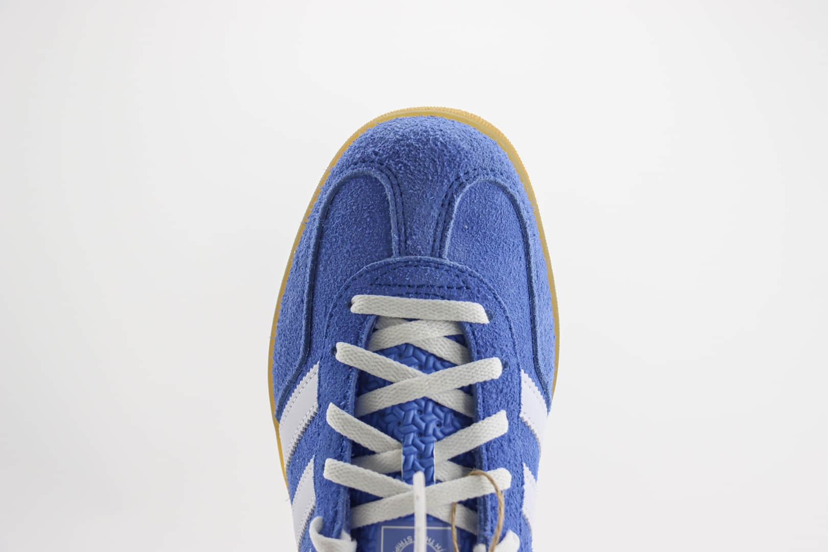 阿迪达斯adidas Original Gazelle Indoor Trainers纯原版本三叶草海蓝色德训鞋 莆田阿迪达斯货源 货号：HQ8717