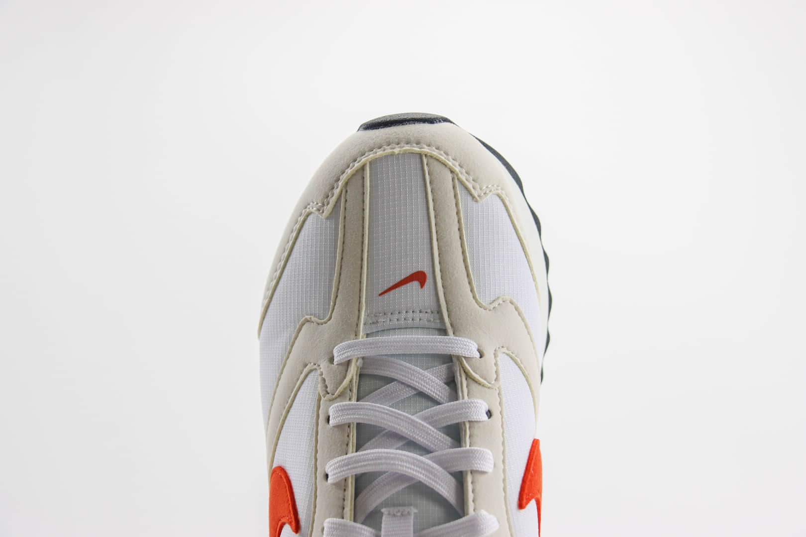 耐克Nike Air Max Dawn纯原版本黎明系列白灰红气垫慢跑鞋 莆田耐克货源 货号：DZ4441-100