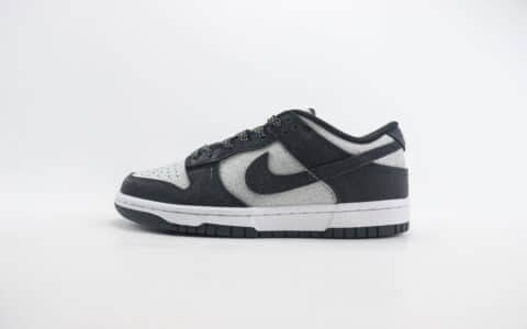 耐克Nike SB Dunk Low纯原版本低帮SB Dunk黑灰银满天星板鞋 莆田耐克工厂 货号：LW1818-101