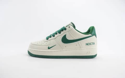 耐克NOCTA×Nike Air Force 1 Low纯原版本联名空军一号AF1白绿双勾板鞋 莆田耐克代理 货号：NO0224-025