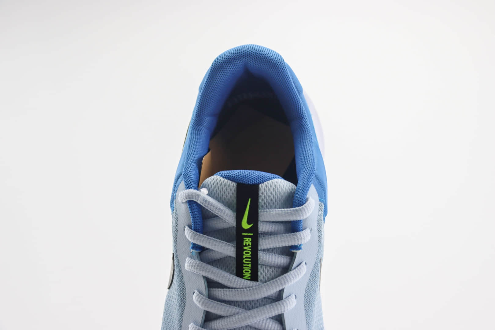 耐克Nike Revolution 7 Wide纯原版本蓝色网面透气跑鞋 莆田耐克工厂 货号：FB2207-402