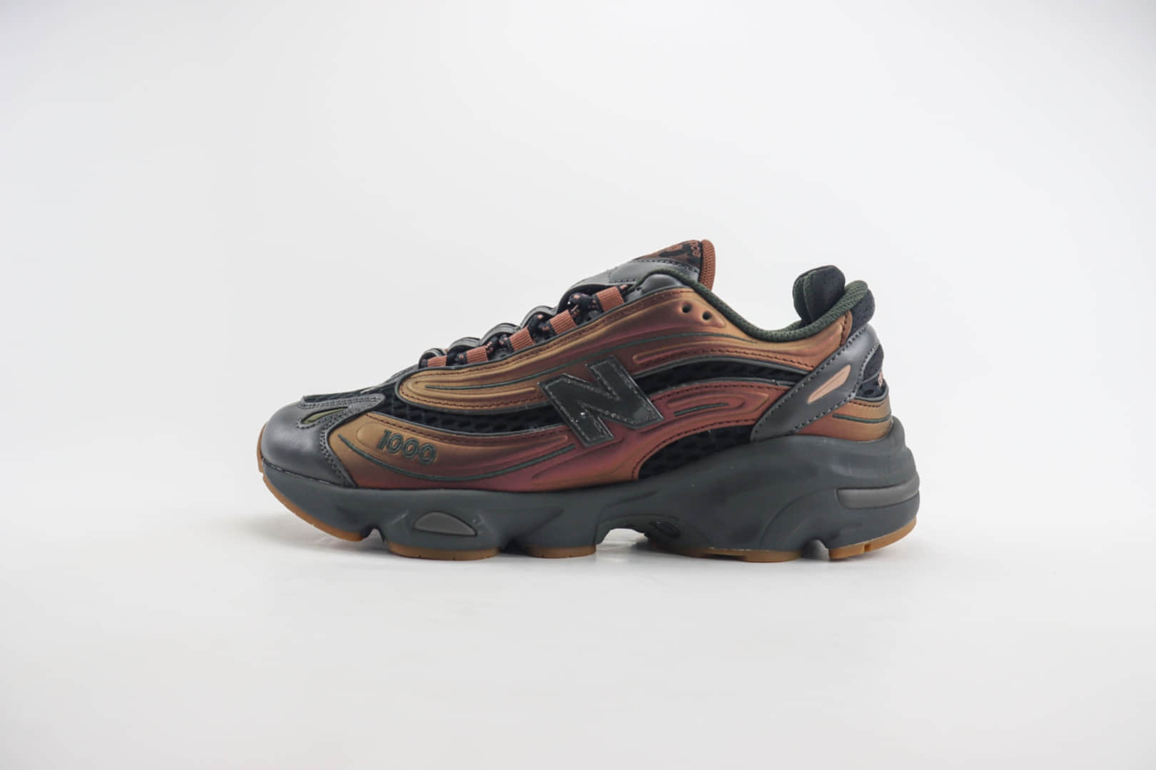 新百伦New Balance 1000纯原版本NB1000黑棕色复古老爹鞋 莆田天花板NB 货号：M1000JF1