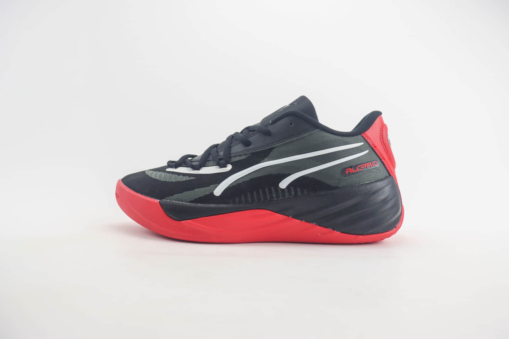 彪马PUMA All-Pro Nitro PE纯原版本亨德森黑红色实战篮球鞋 莆田复刻鞋货源 货号：379081-08