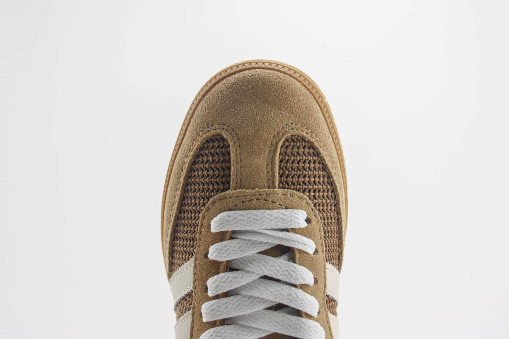 阿迪达斯adidas Original Samba OG纯原版本桑巴卡其棕网面板鞋 莆田阿迪达斯工厂 货号：IG1379