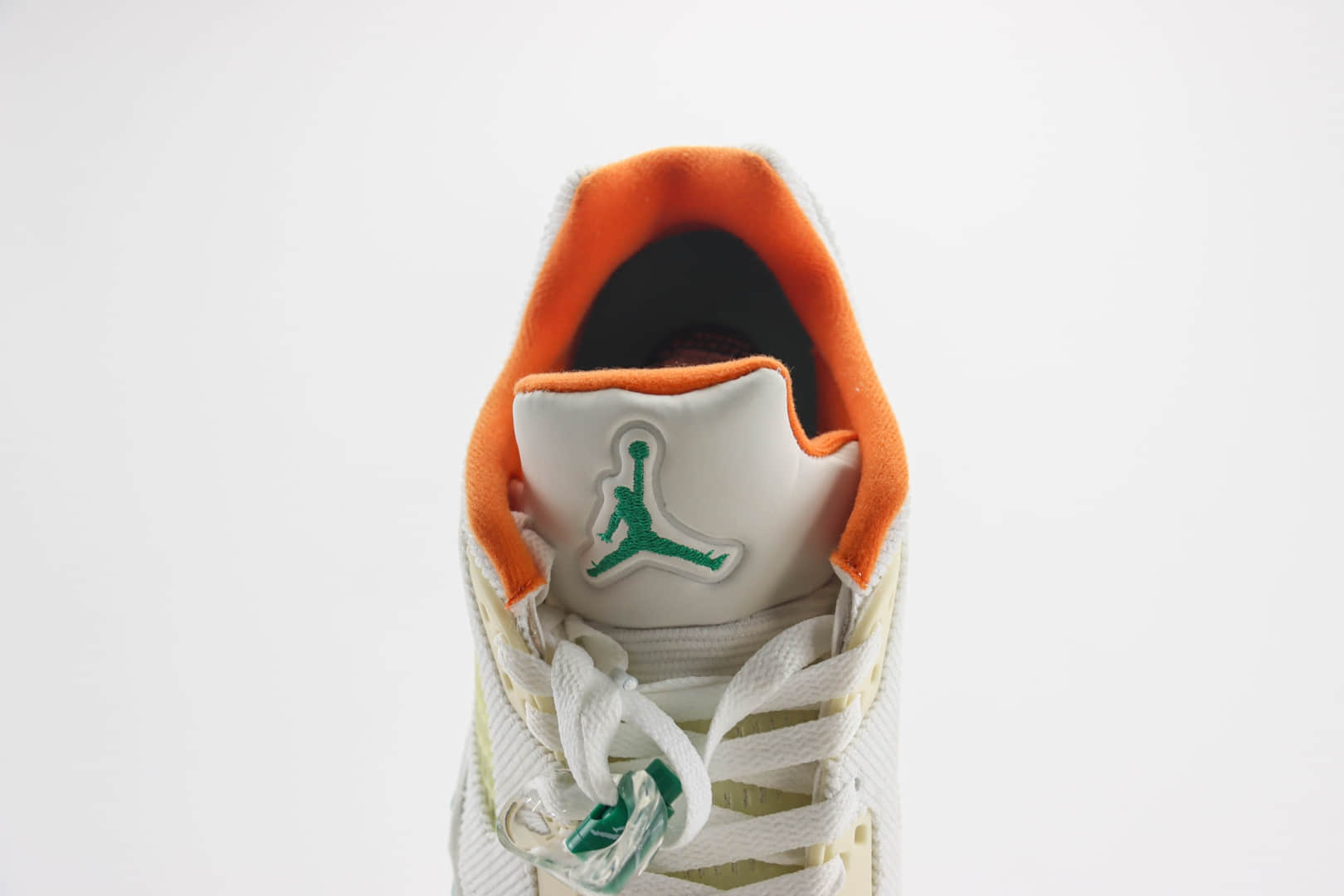 乔丹Air Jordan 5 Retro Low纯原版本低帮AJ5慈善系列白绿灯芯绒篮球鞋 莆田AJ货源 货号：CW4204-100