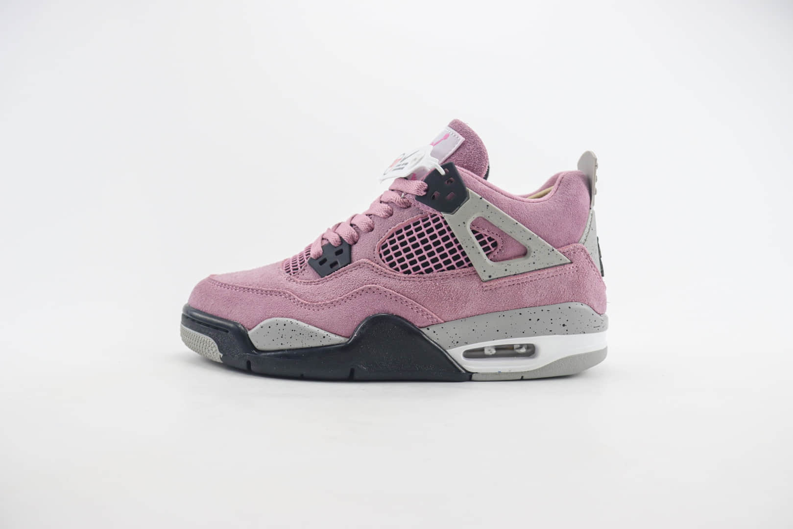 乔丹Air Jordan 4 “Orchid”纯原版本AJ4麂皮粉篮球鞋 莆田AJ货源 货号：AQ9129-501