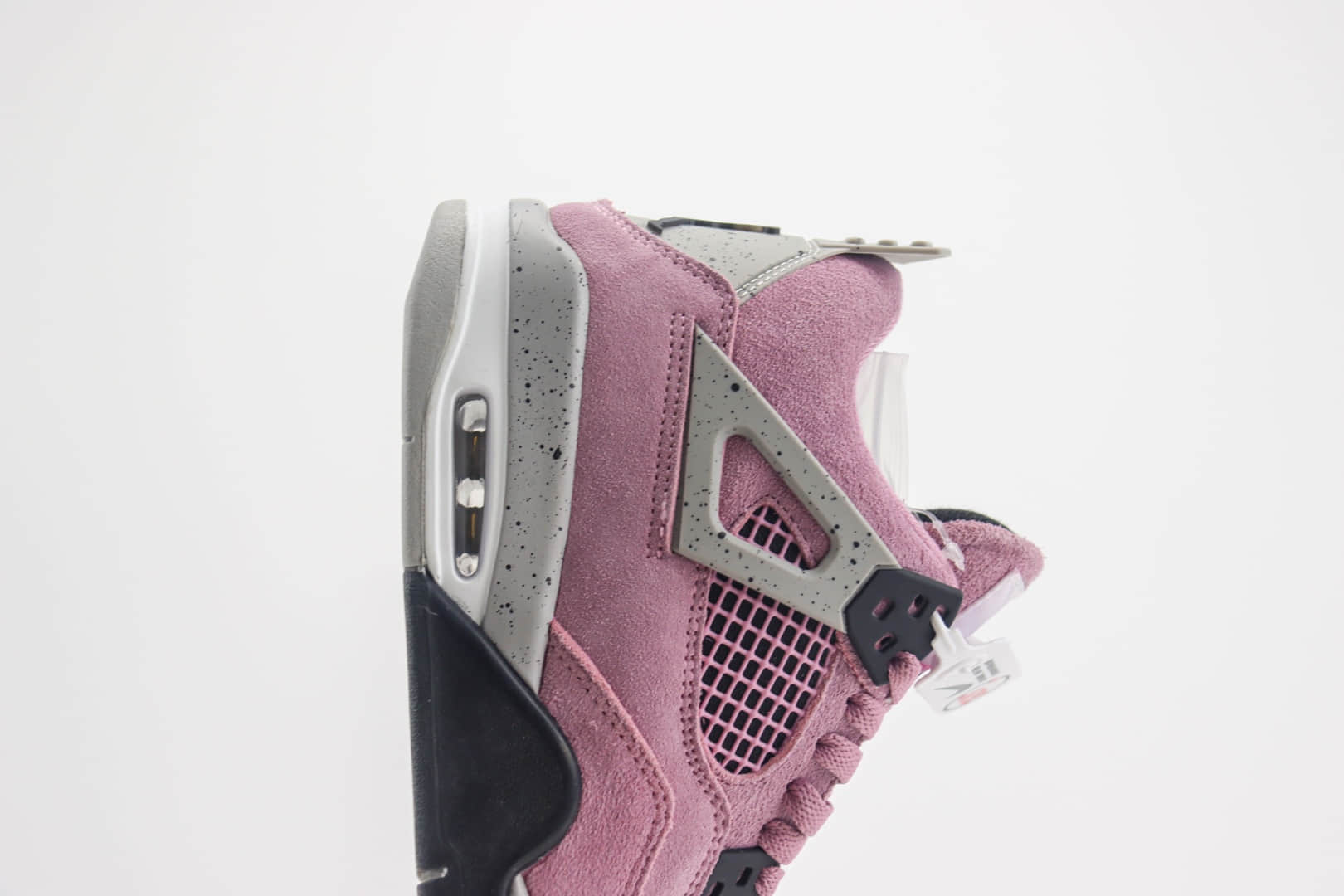 乔丹Air Jordan 4 “Orchid”纯原版本AJ4麂皮粉篮球鞋 莆田AJ货源 货号：AQ9129-501