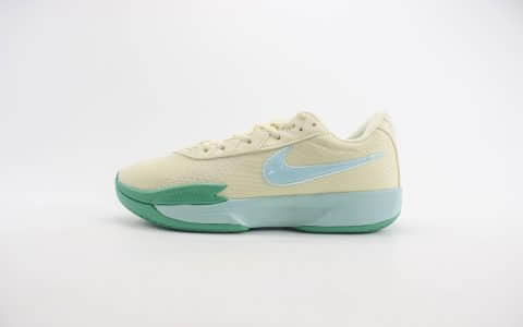 耐克Nike Air Zoom G.T. Cut Academy EP纯原版本米白蓝绿低帮篮球鞋 莆田复刻鞋货源 货号：FB2598-102