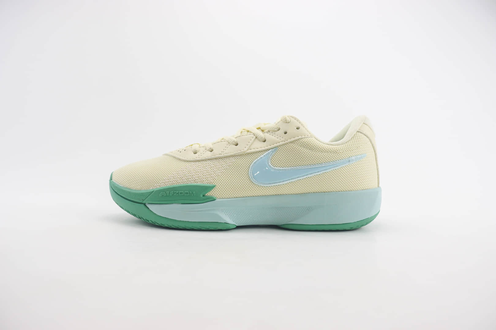 耐克Nike Air Zoom G.T. Cut Academy EP纯原版本米白蓝绿低帮篮球鞋 莆田复刻鞋货源 货号：FB2598-102