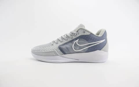 耐克Nike Sabrina 1纯原版本萨布丽娜一代灰白色低帮篮球鞋 莆田复刻鞋货源 货号：FQ3391-010
